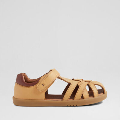 Kp Cross Jump Junior Oak Buff Leather Flat Shoes
