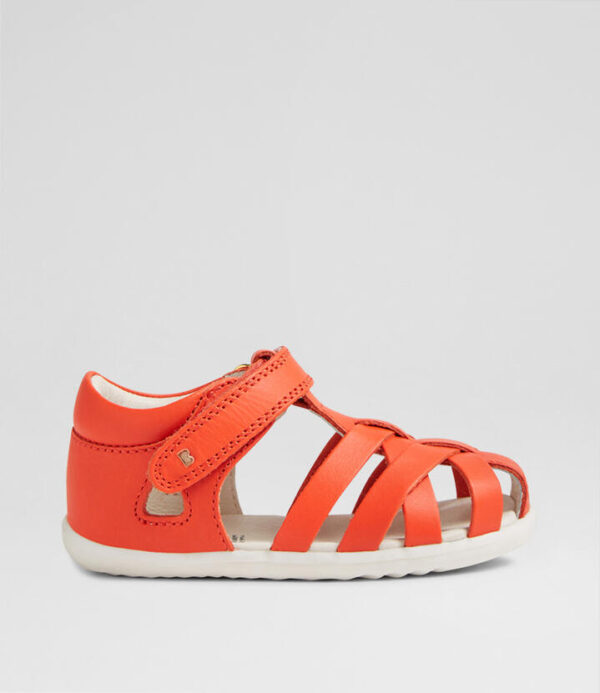 Su Tropicana 2 Infant Tangerine Leather Flat Shoes