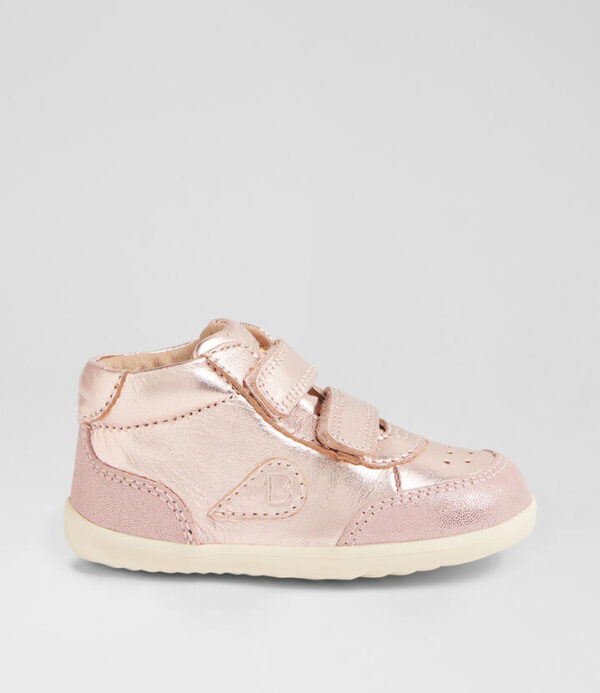 Su Champ High Infant Rose Gold Leather Ankle Boots