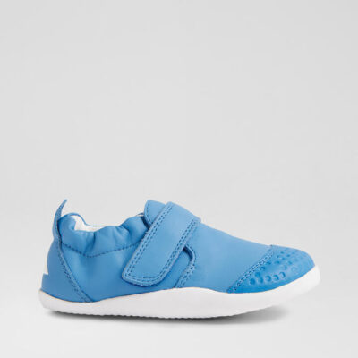 Xp Go Infant Azure Blue Leather Flat Shoes