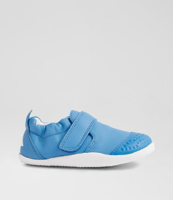 Xp Go Infant Azure Blue Leather Flat Shoes