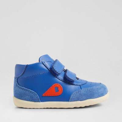 Su Champ High Infant Olympian Blue Leather Ankle Boots