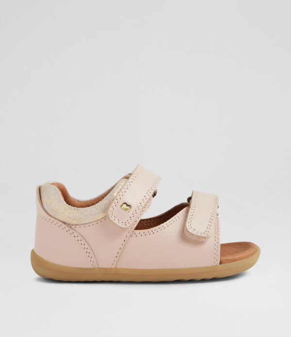 Su Driftwood Infant Cameo Rose Leather Sandals