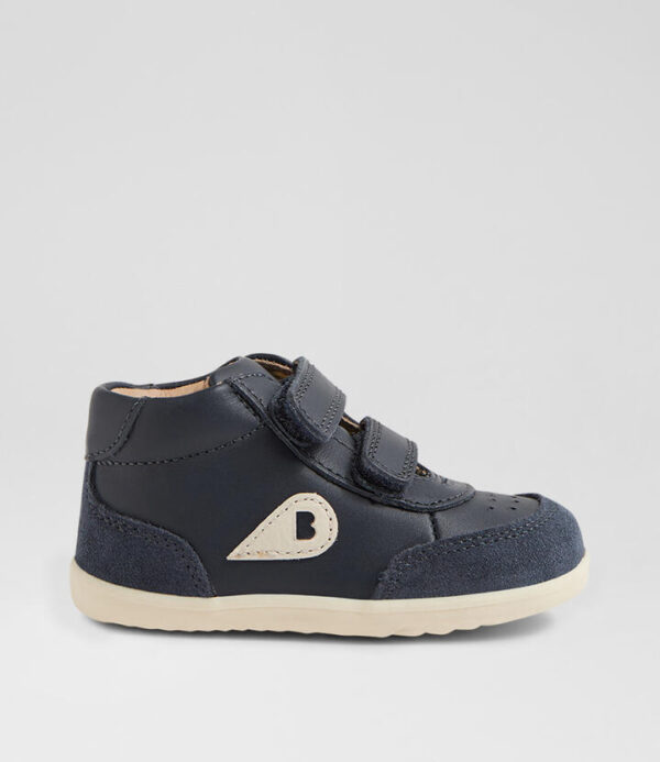 Su Champ High Infant Navy Leather Ankle Boots