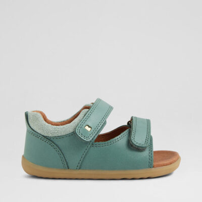 Su Driftwood Infant Iceberg Green Leather Sandals