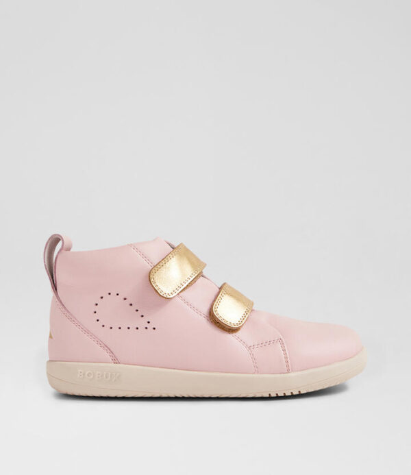 Kp Grass Court High Junior Ballet Pink Leather Ankle Boots