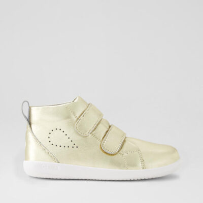 Kp Grass Court High Pale Gold Leather Ankle Boots