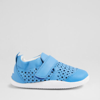 Xp Go Punch Infant Azure Leather Flat Shoes