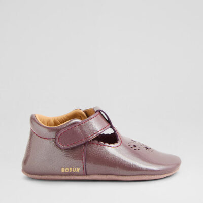 Ss Flutterheart Infant Fig Patent Leather Flat Shoes