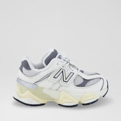 9060 Toddler Dark Grey White Mesh Sneakers TheSneakerLounge Kids 9060 Toddler Dark Grey White Mesh Sneakers