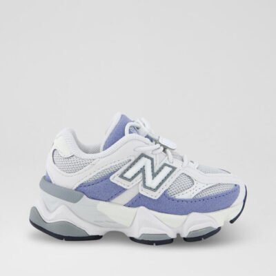 9060 Toddler White Grey Purple Mesh Sneakers TheSneakerLounge Kids 9060 Toddler White Grey Purple Mesh Sneakers