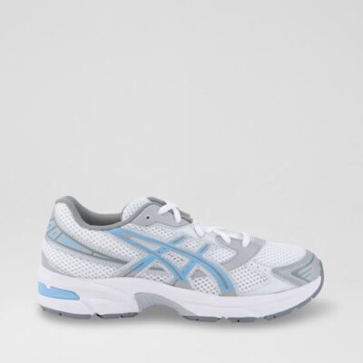 Gel 1130 Youth White Arctic Sky Blue Mesh Sneakers