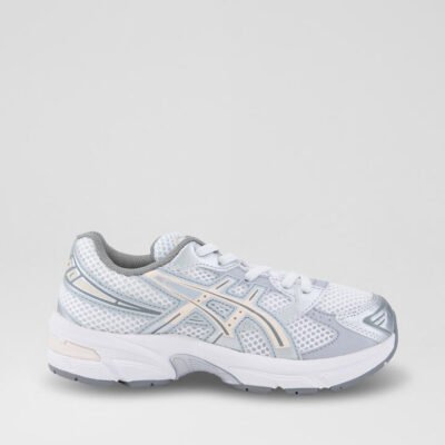 Gel 1130 Junior White Pearl Pink Mesh Sneakers