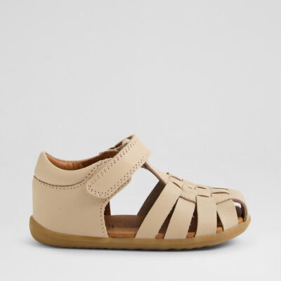 Su Harbor Toddler Taupe Leather Sandals