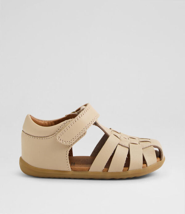 Su Harbor Toddler Taupe Leather Sandals