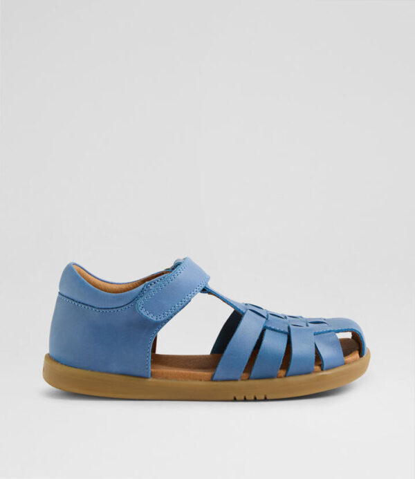 Kp Harbor Junior Coronet Blue Leather Sandals