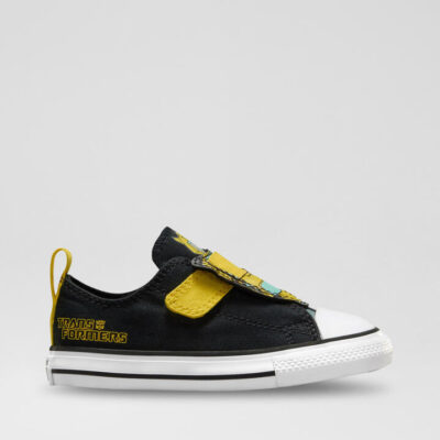 Transformers Ctas Hi Toddler Black Yellow Red Canvas Sneakers