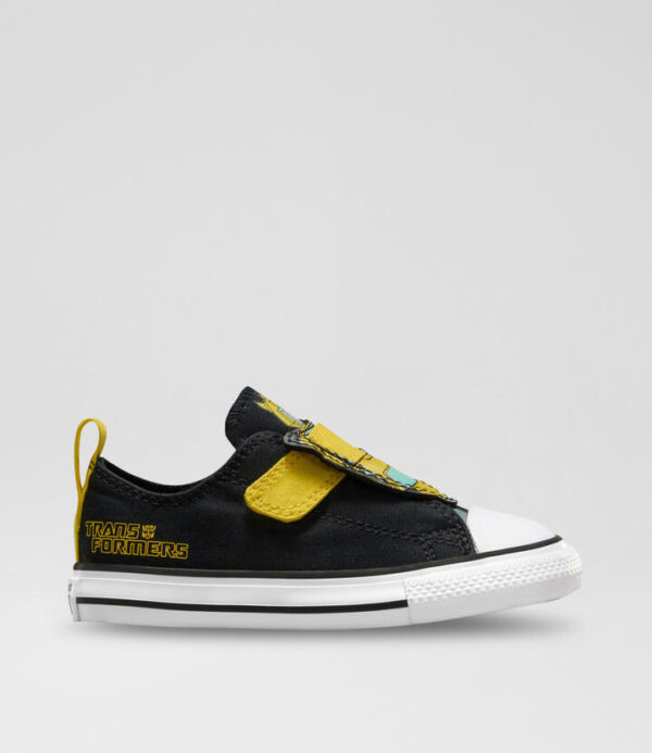 Transformers Ctas Hi Toddler Black Yellow Red Canvas Sneakers