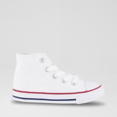 Chuck Taylor All Star Hi Toddler White Canvas Sneakers