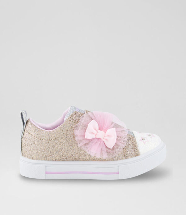 Twinkle Sparks Gtr Gem Toddler Gold Sneakers
