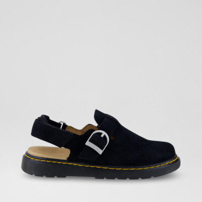 Jorgie Junior Black Bronx Leather Sandals