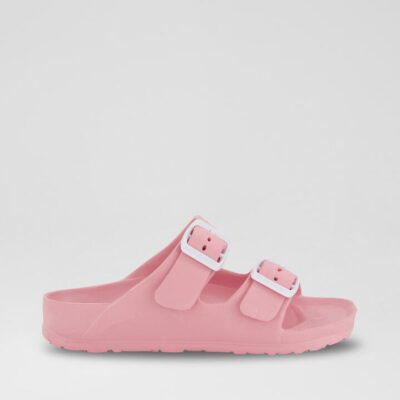 Double Buckle Junior Pink Eva Sandals