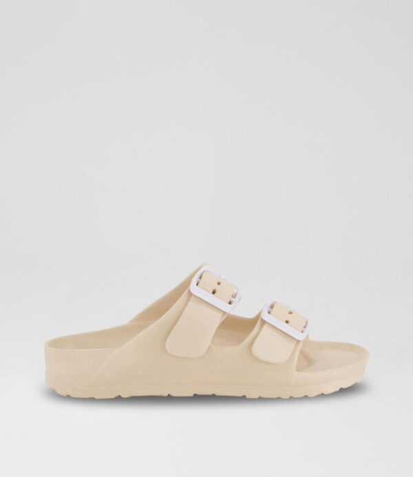 Double Buckle Junior Bone Eva Sandals