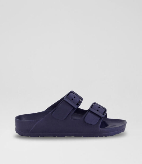 Double Buckle Toddler Navy Eva Sandals