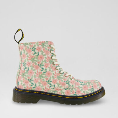 1460 Junior Cream Multi Leather Calf Boots