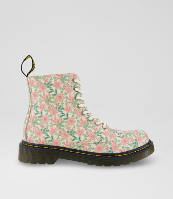 1460 Junior Cream Multi Leather Calf Boots