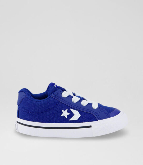 Sport Casual Toddler Blue White Canvas Sneakers