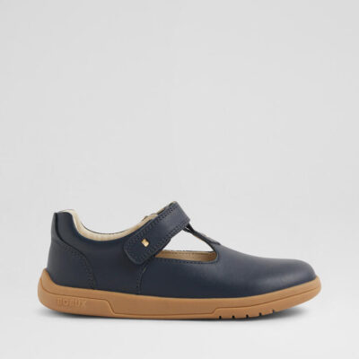 Kp Louise 2 Junior Navy Leather Flat Shoes