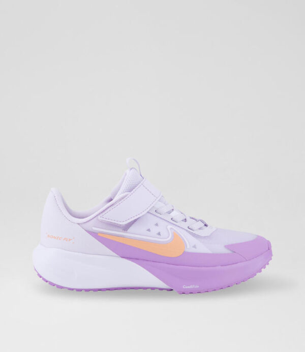 Sonic Fly Junior Grape Fabric Sneakers