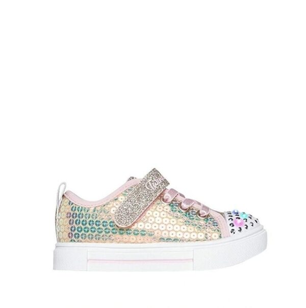 Twinkle Sparks Toddler Gold Pink Purple Canvas Sneakers