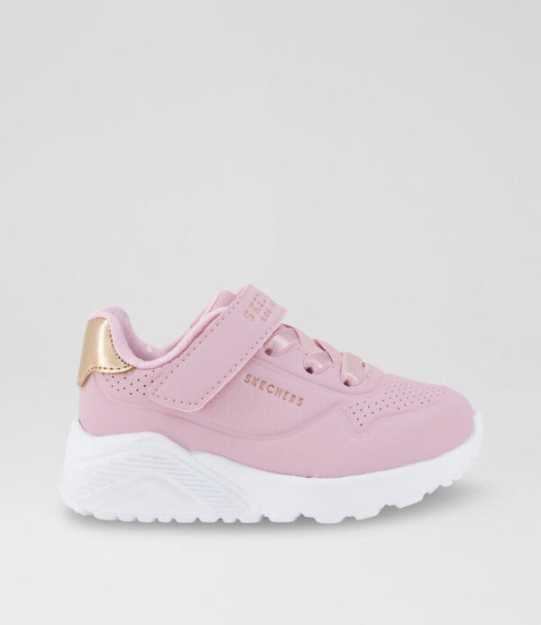 Uno Lite Toddler Pink Shimmer Fabric Sneakers