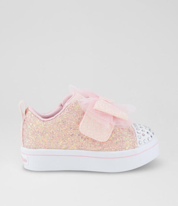 Twilites 2.0 Toddler Pink Silver Sneakers