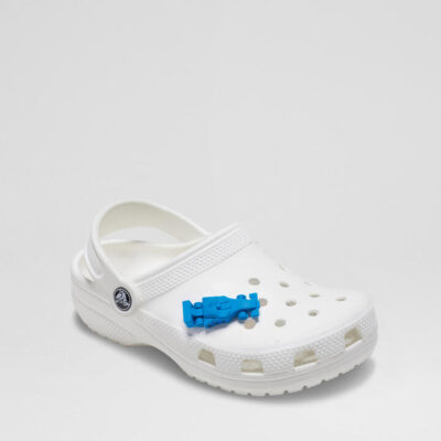 3 D Blue Race Car Rubber Jibbitz