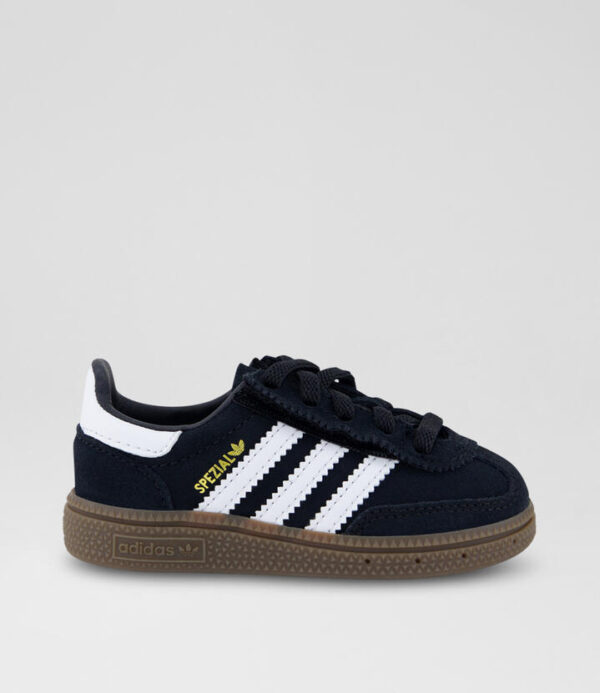 Handball Spezial Toddler Black White Suede Sneakers