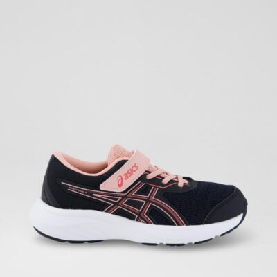 Contend 9 Junior Black Pink Mesh Sneakers