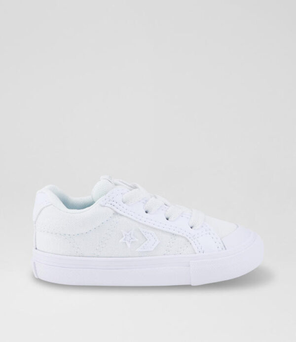 Sport Casual Toddler White Grey Fabric Sneakers