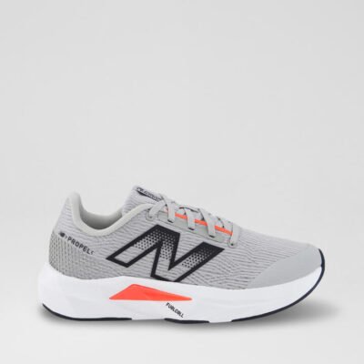 Propel Youth Grey Black Fabric Sneakers TheSneakerLounge Kids Propel Youth Grey Black Fabric Sneakers