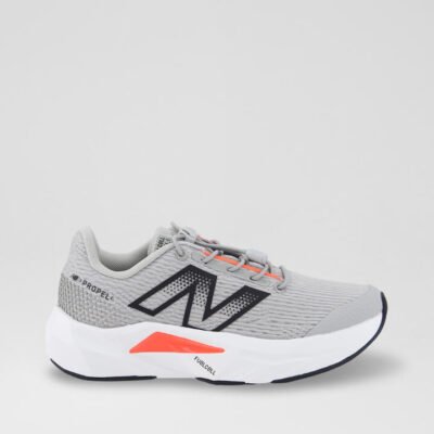 Propel Junior Grey Black Fabric Sneakers TheSneakerLounge Kids Propel Junior Grey Black Fabric Sneakers