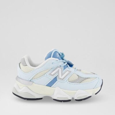 9060 Toddler Blue Fabric Sneakers TheSneakerLounge Kids 9060 Toddler Blue Fabric Sneakers