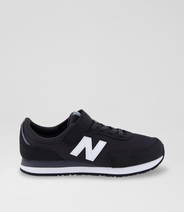 323 Junior Black Mesh Sneakers