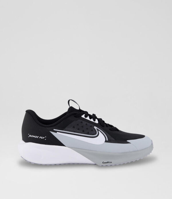 Sonic Fly Youth Black White Fabric Sneakers