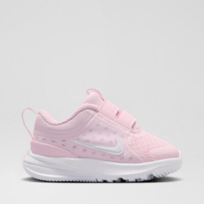 Star Runner 5 Toddler Pink White Fabric Sneakers