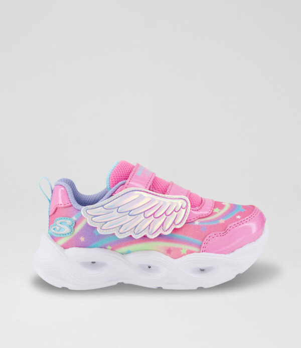 Twisty Glow Toddler Pink Multi Mesh Sneakers