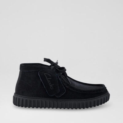 Tor Hill Toddler Black Suede Ankle Boots
