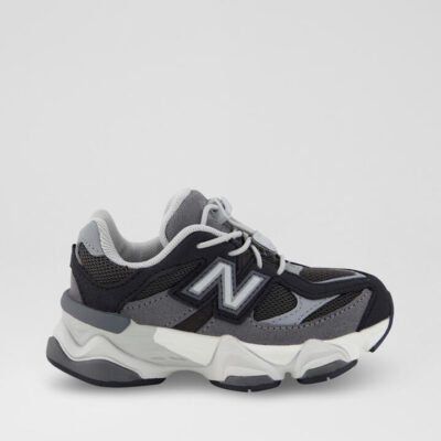 9060 Toddler Black Grey Suede Sneakers TheSneakerLounge Kids 9060 Toddler Black Grey Suede Sneakers