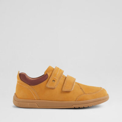Kp Timber Low 2 Junior Oak Buff Leather Flat Shoes